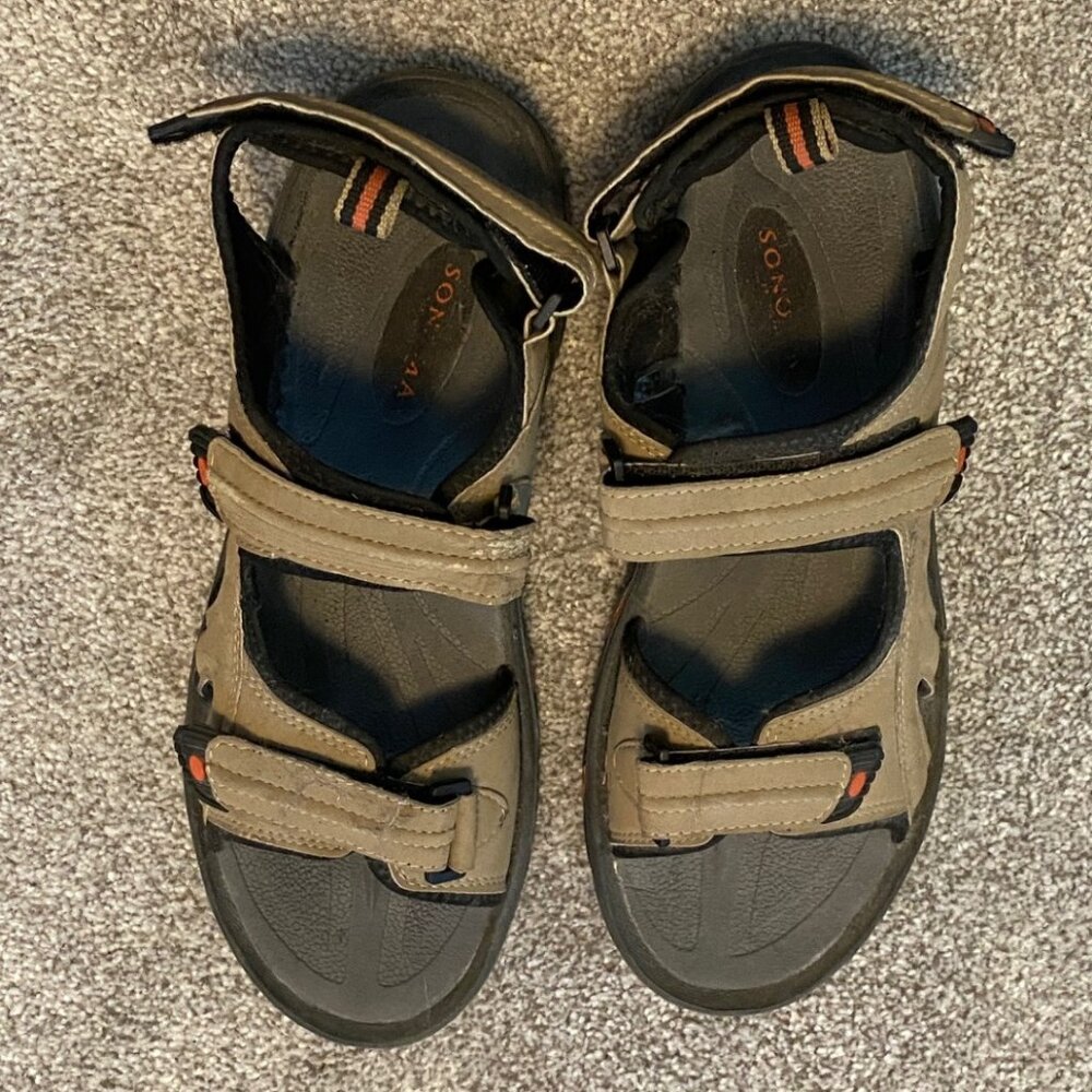 Sonoma Taupe Rugged Sandals - Excellent Condition! Size 13M